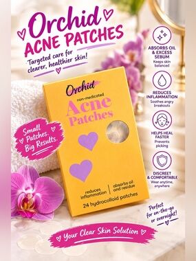 ✨ NEW ✨ Orchid Acne Patches ✨